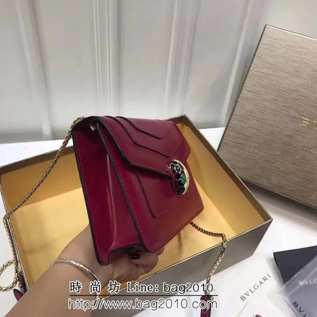 BVLGARI寶格麗 專櫃新款 蛇頭扣環 單層蛇頭包 鏈條單肩斜挎包 B39174 FYD1325